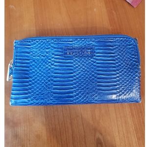 Kenneth Cole Reaction Blue Animal Print Wallet